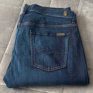 7 For All Mankind Men’s soft blue jeans, size 36